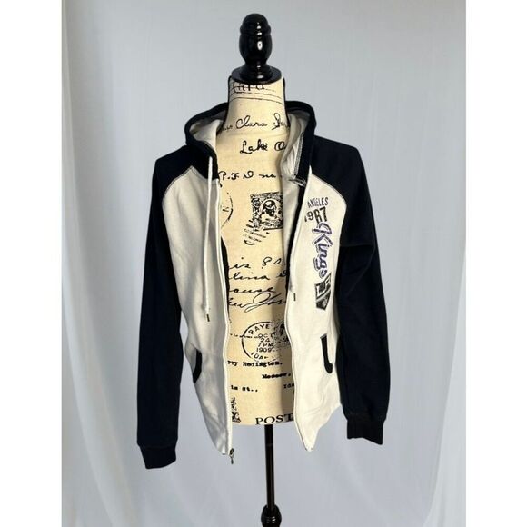 Reebok NHL Women's Small LA Kings Hockey Full Zip Up Hooded Jacket - Picture 2 of 10